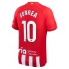 Original Fußballtrikot Atlético Madrid Correa 10 Heimtrikot 2023-24 Für Herren